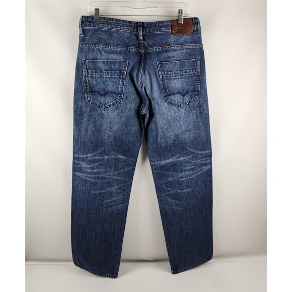 HUGO Boss Orange Jeans Mens 34x32 Blue Comfort Fit Denim - Picture 8 of 12